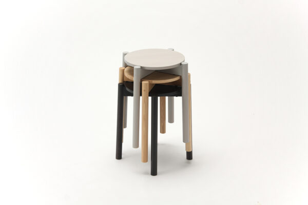 【最終値下】カリモク Castor Stool Plus GrainPowder KNS_CastorPlusStool_Product_00